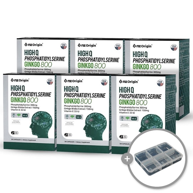 [3개월] 하이큐 <b>포스파티딜세린</b> 코스트코 포스타디딜세린 포스파디딜세린 뇌 PS 30캡슐, 6개