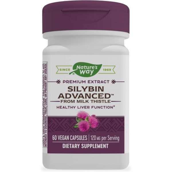 밀크 시슬에서 60V캡 1회 제공량당 120mg 네이처스 웨이 <b>실리빈</b> 어드밴스드