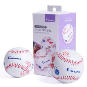 아이워너 야구공 구질연습 안전야구공 (2개입) 야구볼