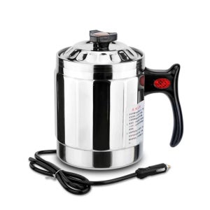 차량용 라면포트 전기냄비 쿠커 24V 전기 여행 캠 A. 1000ML 트롤리 일회용 12V