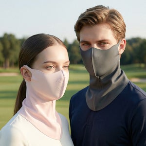 휴앤바디 자외선차단 마스크 골프 마스크 얼굴햇빛 가리개 러닝 페이스 쿨