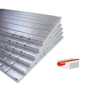 온수 보일러 판넬 보드 바닥재 난방 모듈 온돌 A. 알루미늄판이 없는 백색 크리스탈판 2