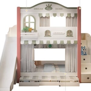 데일리로맨틱 원목 분리형 2층침대 슬라이딩