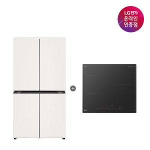 LG 디오스 오브제컬렉션 매직스페이스 냉장고 + LG 디오스 인덕션 (T876MEE111 + BEI3ASB2OE)
