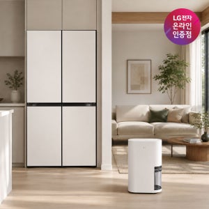 LG 디오스 오브제컬렉션 매직스페이스 냉장고 + LG 휘센 제습기 (T876MEE111 + DQ256MWGA)