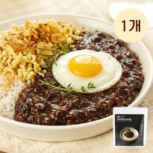 사평 숙성 진한 맛 저수분 일본카레 드라이짜장, 190g, 1개