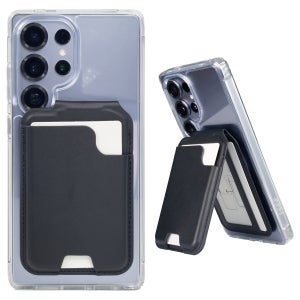 아이시 갤럭시(카메라컷) 맥세이프 강력자석 각도조절 접이식 스탠드 카드지갑 카드4장