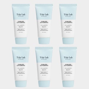 [가정의달 기념 할인] 타이디랩 포어리스선에센스 spf 50+ 비건 CICA PDRN 바쿠치올 50ml, 6개