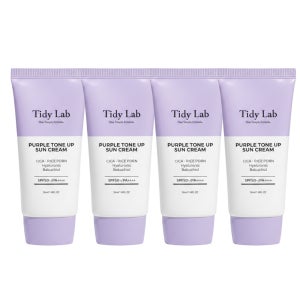 타이디랩 퍼플톤업선크림 spf50+ 비건 CICA PDRN 바쿠치올 50ml, 4개