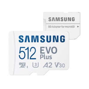 삼성 마이크로 SD카드 EVO Plus 외장메모리카드 microSD 512GB