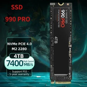 2025 SSD M2 NVME 990 EVO Plus 내부 드라이브 1TB, 4TB 하드 PRO SATA HD 노트북용