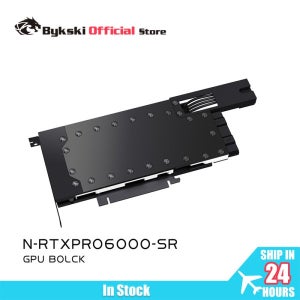 Bykski N-RTXPRO6000-SR GPU 워터 블록 NVIDIA RTX Pro 6000 블랙웰 서버 버전 비디오 카드용, 올메탈 쿨러 라디에이터