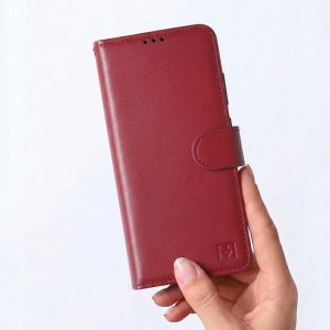 국내 생산 폰누리 천연소가죽 카드 지갑 다이어리 케이스 BBG 버건디, LG Q92