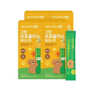 네추럴라이즈 그린 프로폴리스 젤리스틱 14포, 4개