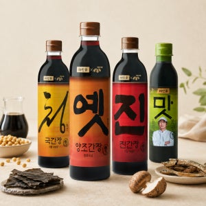 해찬들 맛간장소스 해찬들 매일식품 간장 2종 몰아담기 국간장 맛간장 진간장 양조간장 1개씩 총 4개 외 옵션 6개