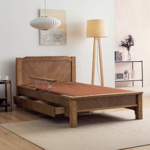 동서가구 리암 황토숯볼 낙상방지 안전가드 서랍형 온열 흙침대 SS DF928264