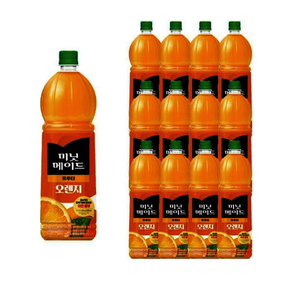 미닛메이드 <b>프루티</b> 오렌지 1.5L 12개