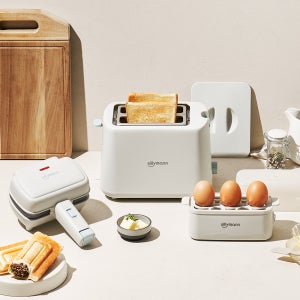 실리만 데일리 시리즈 3종 SET (3구 계란찜기+토스터기+샌드위치 메이커)