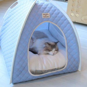 초코펫하우스 고양이집 아이스 쿨링 시원한 얼음숨숨집 대형