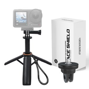 DJI 오즈모 액션 4 호환 프리미엄 오토스냅 쇼티 3단 자동 확장 미니 핸드 그립 삼각대