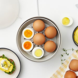 실리만 7구 계란찜기 스텐 에그쿠커 달걀 삶는 기계 멀티찜기 호빵 고구마 삶기