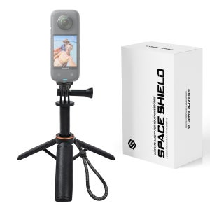 인스타360 X3 호환 프리미엄 오토스냅 쇼티 3단 자동 확장 미니 핸드 그립 삼각대