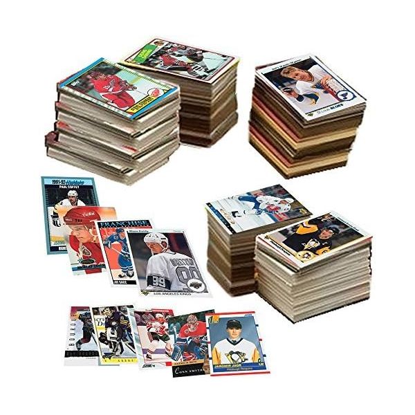 Topps Upper deck Donruss Fleer Score Upperdeck 신인 많은 스타 명예의 전당 헌액자를 포함한 600장의 하키 카드. 선물하기에 완벽한 새 화