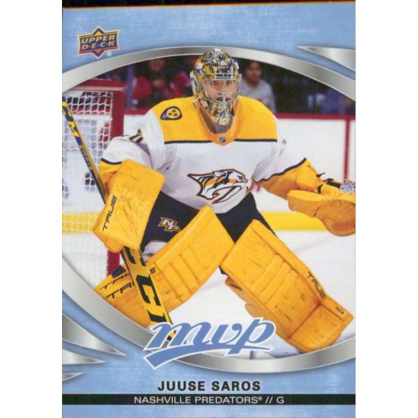Upper Deck 2023-24 어퍼 덱 MVP 181 유스 사로스 내슈빌 프레데터스 NHL 하키 트레이딩 카드
