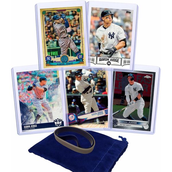 Panini Bowman Topps 아론 판사 카드 5 - 뉴욕 양키스 야구 번들 수집 가능한 트레이딩