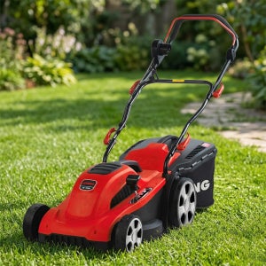 계양전기 LM-1800E 전기 유선 잔디깎이 1800W 400mm 정원 예초기 제초기