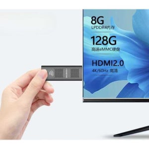윈도우11 스틱 PC 초소형 J4125 컴퓨터 A. 필립스 23.8인치 100Hz 모니터
