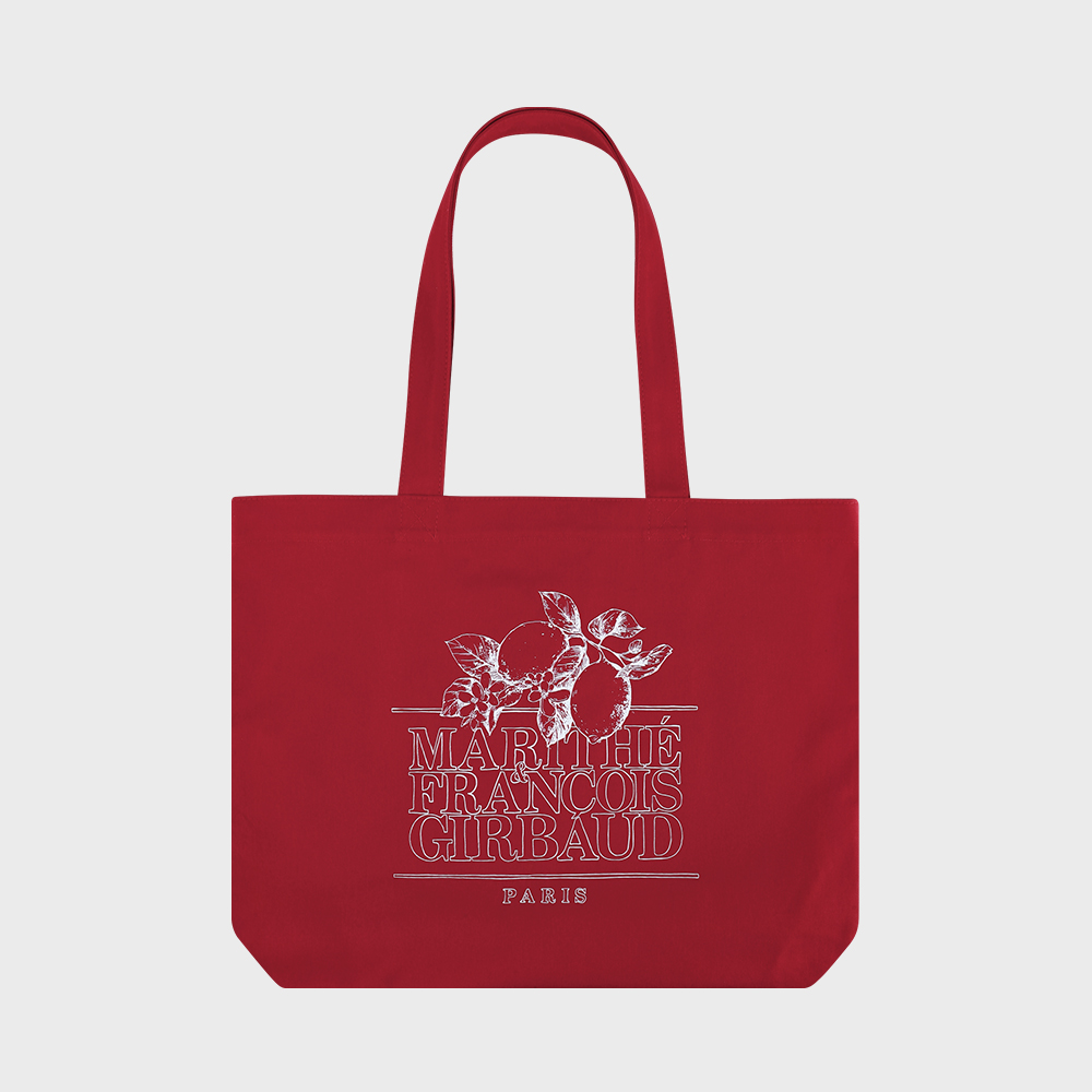 [마리떼프랑소와저버] LEMON CLASSIC LOGO ECO BAG red