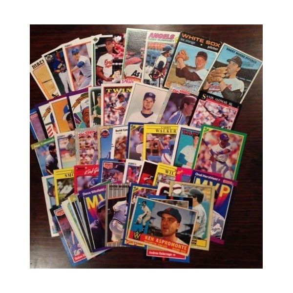 TOPPS FLEER DONRUSS UPPER DECK SCORE PINNACLE STADIUM CLUB FINEST 멋진 카드 로트 - 1960년대 야구 카드와 함께 빈티지