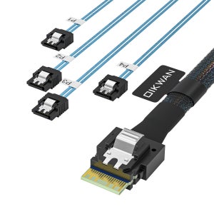 SSF8654 4i TO 4포트SATA3.0 서버용 케이블 Slim SAS PCIe4.0