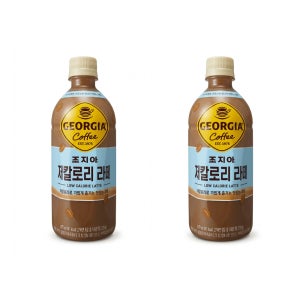 조지아 크래프트 저칼로리 라떼 저당 라떼 470ml 24개