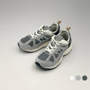 [국내매장판] 뉴발란스 키즈 878 와이드 운동화 어린이 유치원 초등학생 밴딩끈 신발 그레이