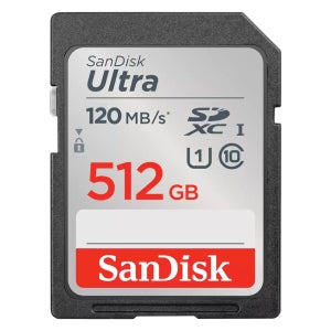 SanDisk Ultra SDXC 메모리 카드(DUNC) 120MB/s 512GB
