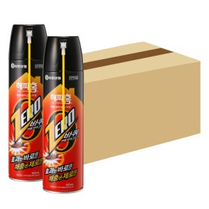 해피홈 제로 에어로솔 바퀴용 500ml, 12개