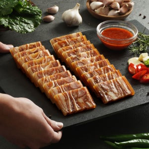 100% 국내산 돼지 머릿고기 슬라이스 냉동 편육 500g, 1개