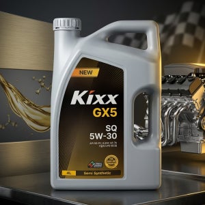 GS칼텍스 킥스 GX5 4행정 예초기오일 자동차 엔진오일 5W-30, 4L, 1개