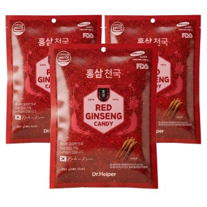 홍삼천국 홍삼캔디 250g, 3개