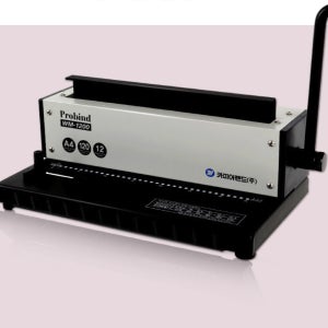 피어랜드 와이어 제본기 WM-1200 A4 12매 타공 34홀 3:1 규격 수동 제본기