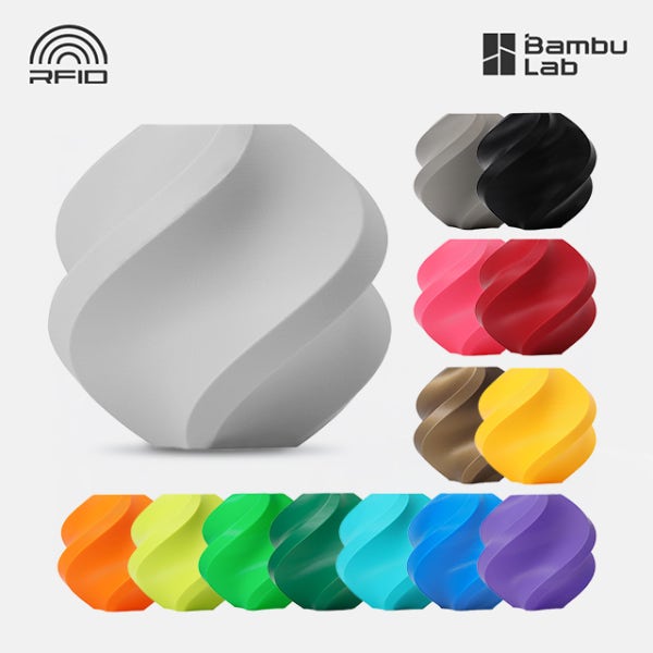 Bambu Lab 뱀부랩 필라멘트 PLA Basic 1kg 리필형 스풀형
