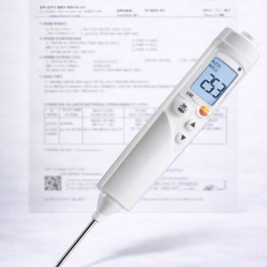 테스토 TESTO106 탐침온도계 KOLAS교정완료 식품용 HACCP온도측정