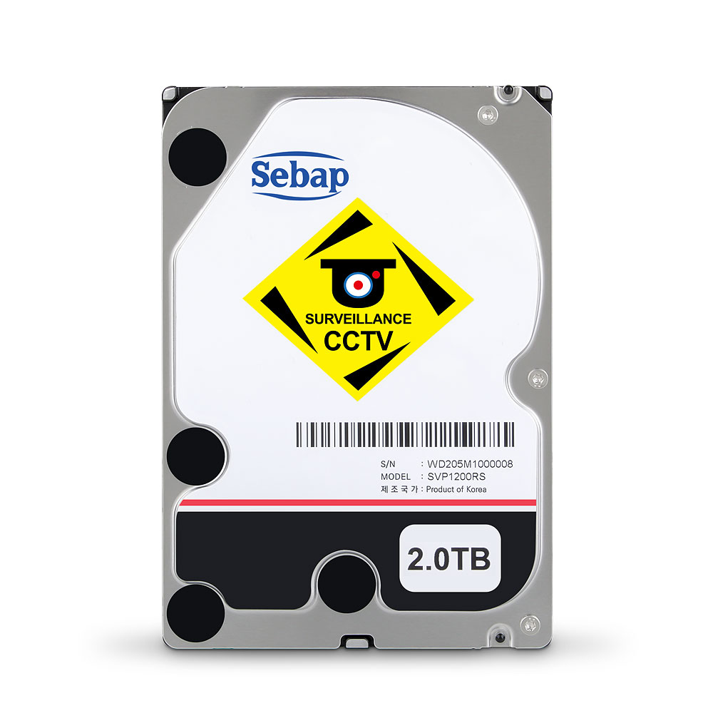 Sebap 세바프 BUSCAR CCTV HDD 2TB(2테라) SVP1200RS