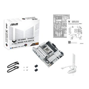 ASUS TUF B850M-PLUS WIFI7 W 화이트 라이젠 AM5 게이밍 메인보드