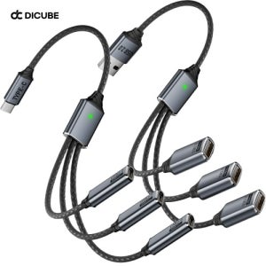 아라온 3in1 젠더 USB A타입 to A / USB C타입 to C 케이블 변환 OTG젠더 분배 케이블