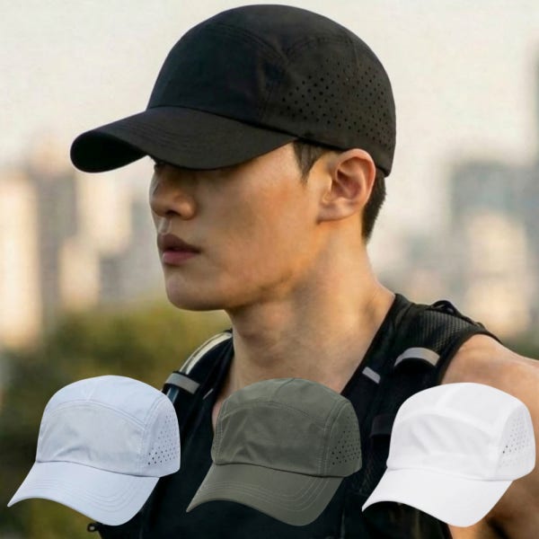 빅사이즈 경량 메쉬 러닝 볼캡 남자 여자 여름 런닝 운동 트레일 마라톤 나일론 대두 모자
