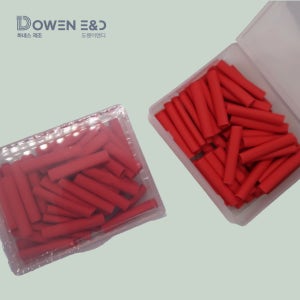[50PCS] 수축튜브 세트 DIY 작업용 열수축튜브 전선 절연 배선 마감용