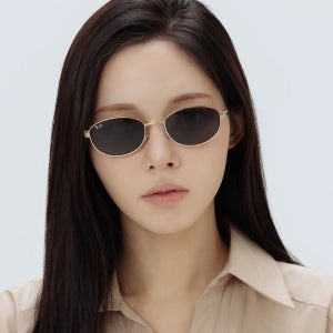 레이밴 선글라스 RB3774 골드 실버 오발 슬림 메탈테 여자 남자 패션 긱시크 편광렌즈